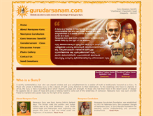 Tablet Screenshot of gurudarsanam.com